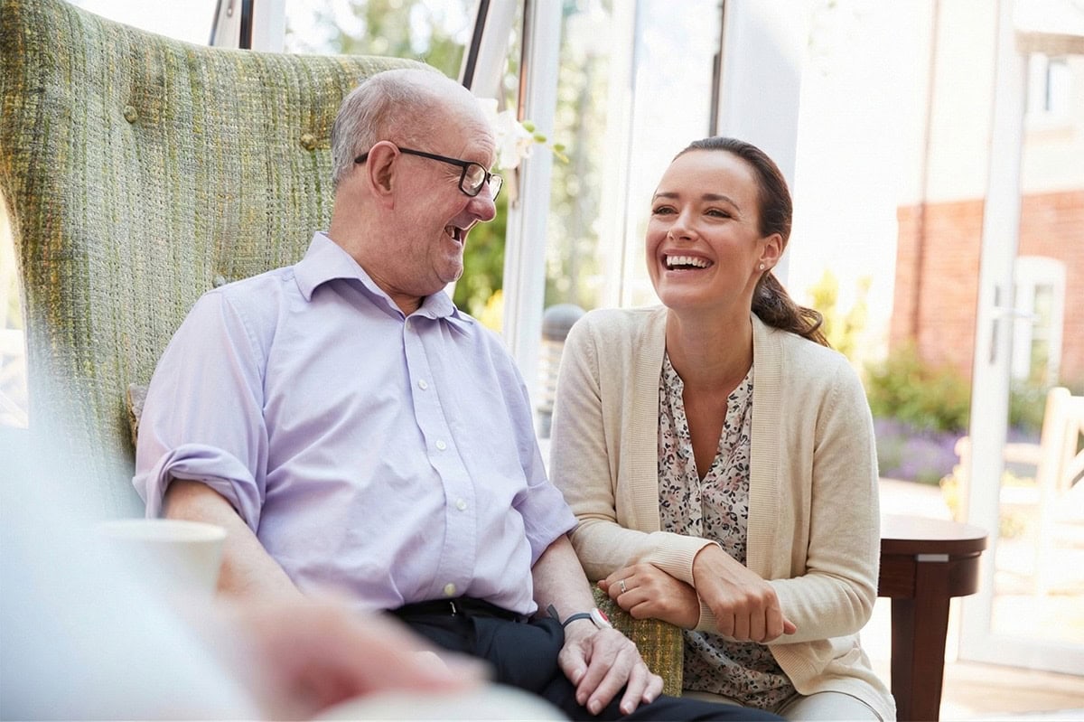 The Courtyard at Wyoming | MC Resident With Team Member